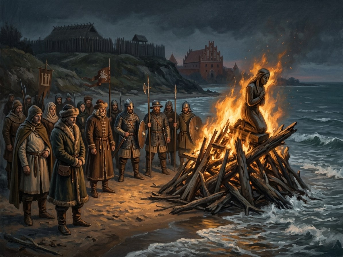 Žiežirba dies; cremated on the beach
