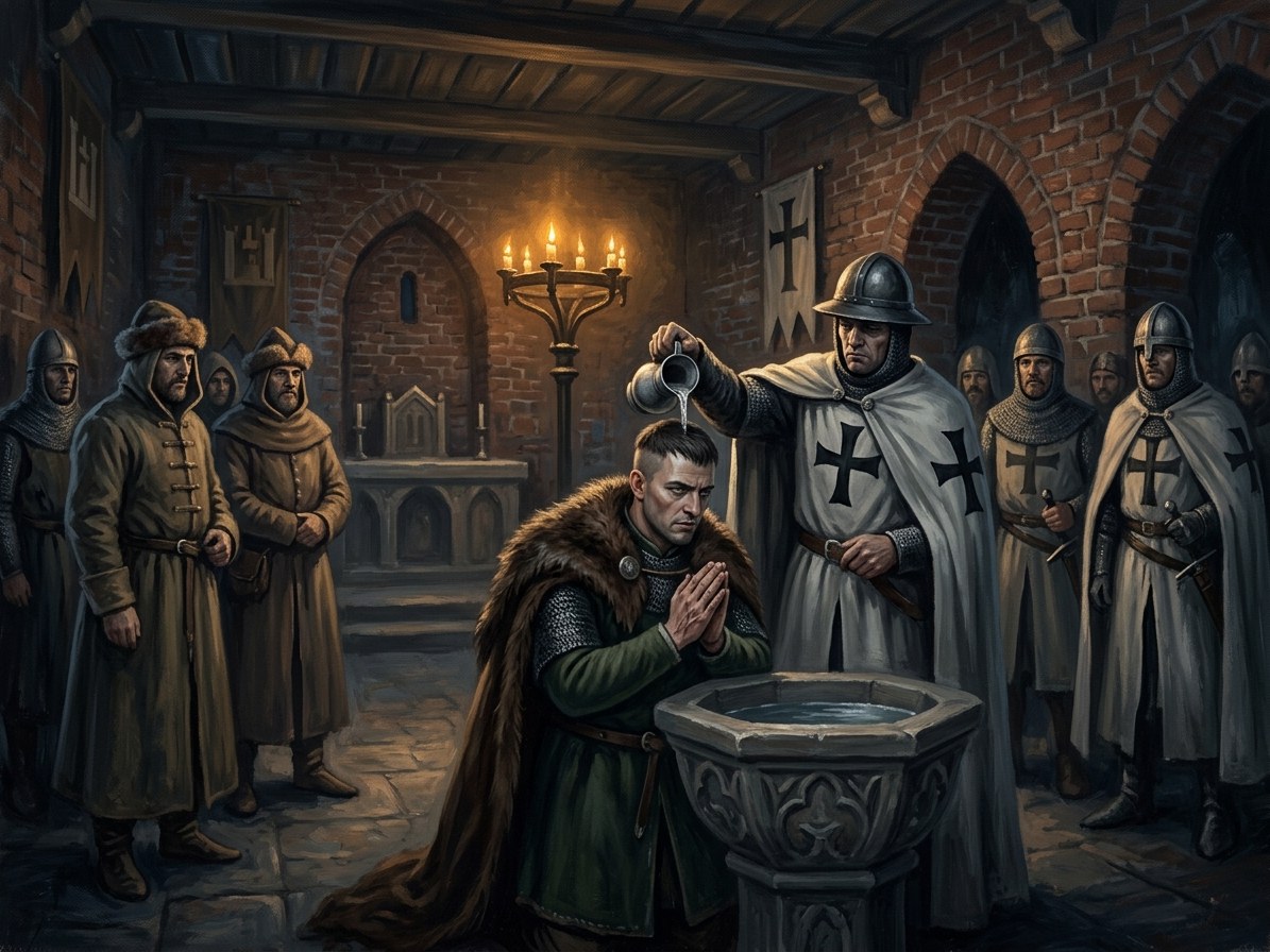 Vytautas baptised 'Wigand' (a lie)