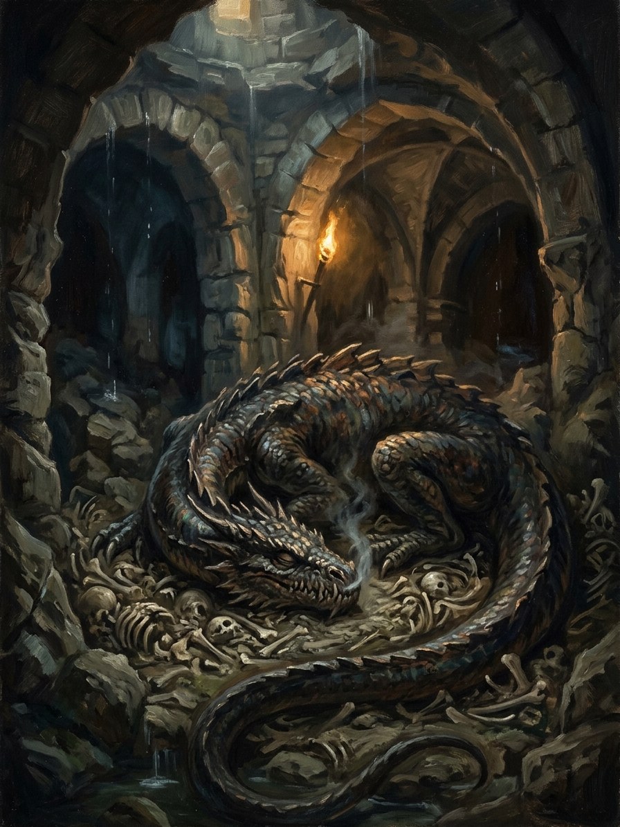 Smakas (the dragon under the cathedral)