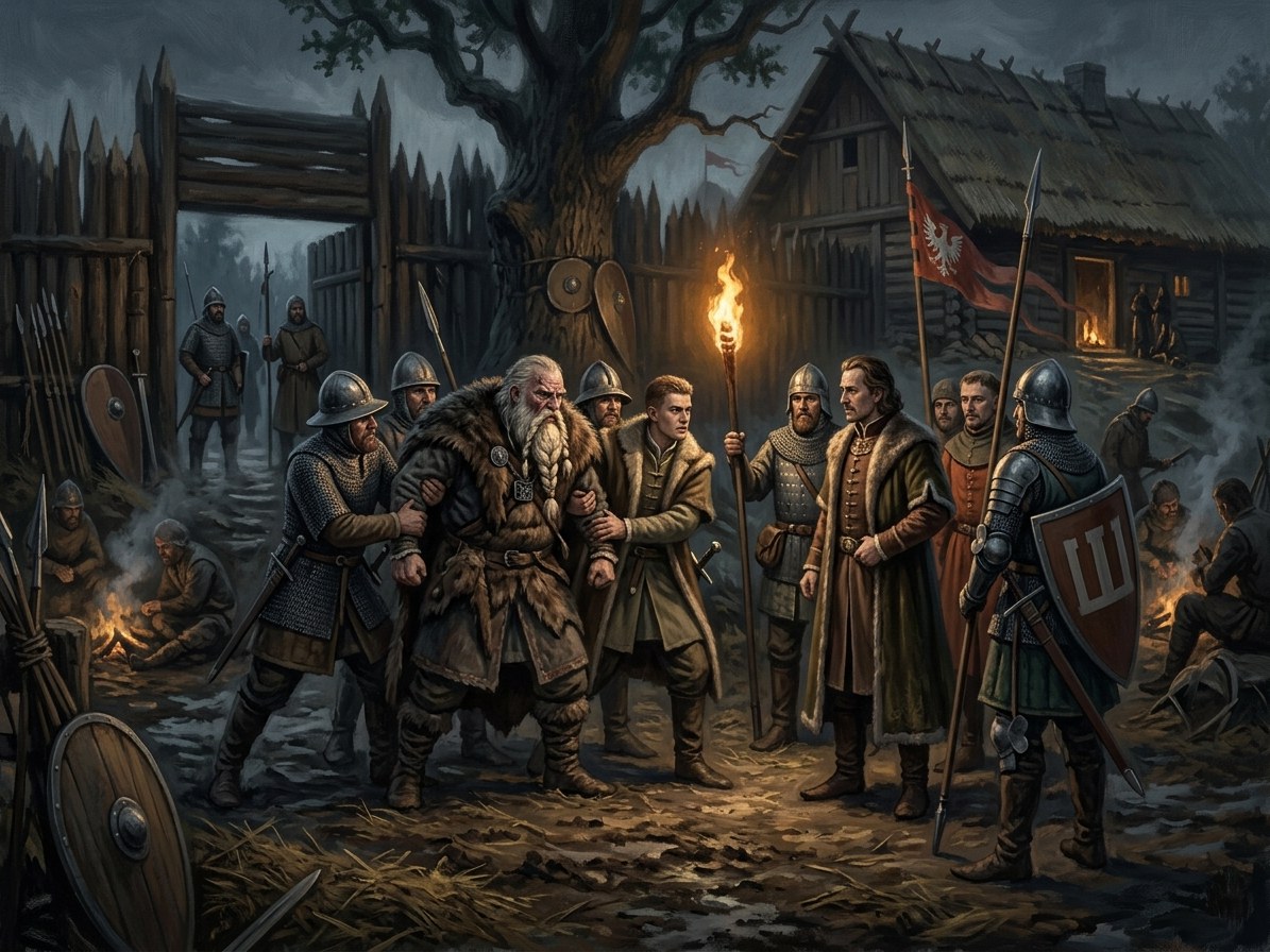 Kęstutis & Vytautas lured to Jogaila's camp near Trakai and arrested