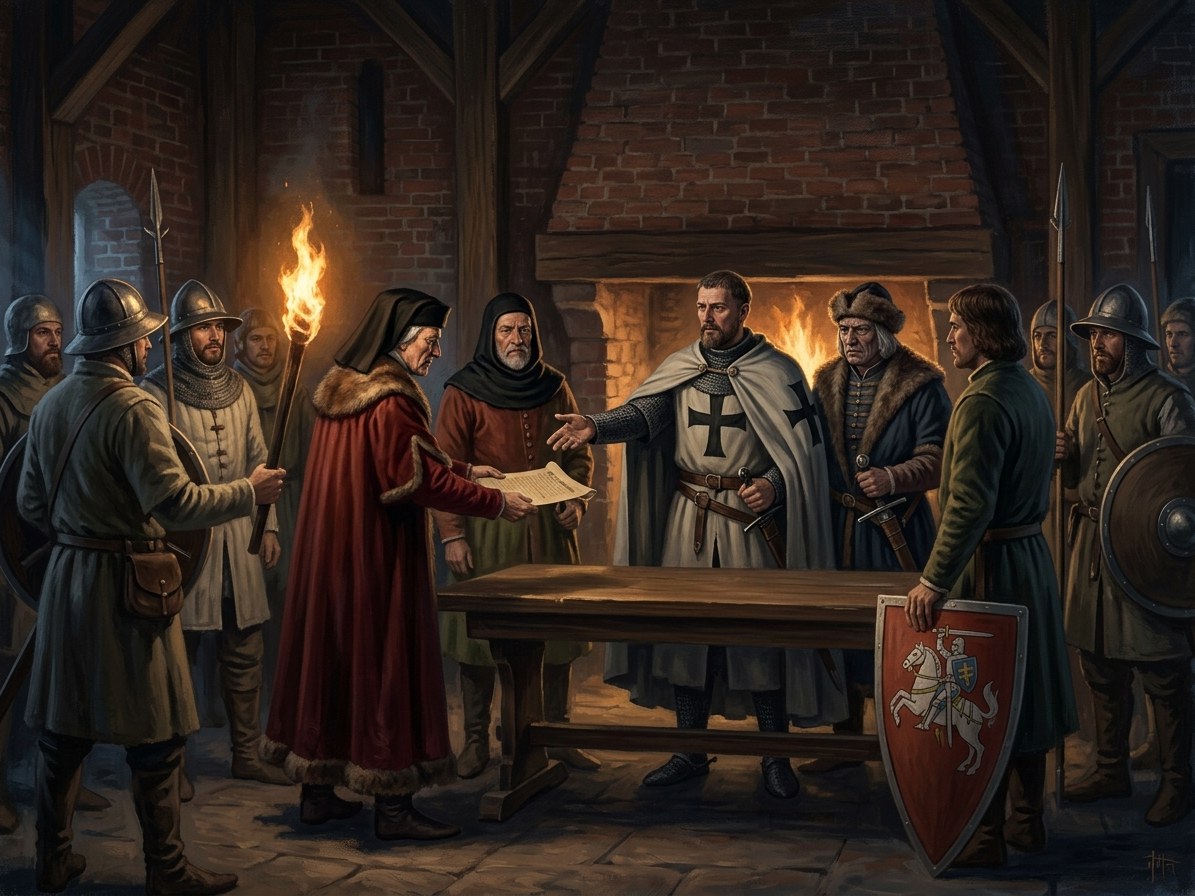 Peace of Brest (Brześć Kujawski): the Order drops Švitrigaila