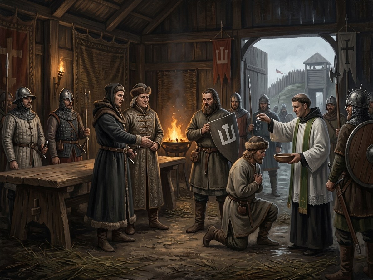 Union of Horodło; Samogitian baptism begins