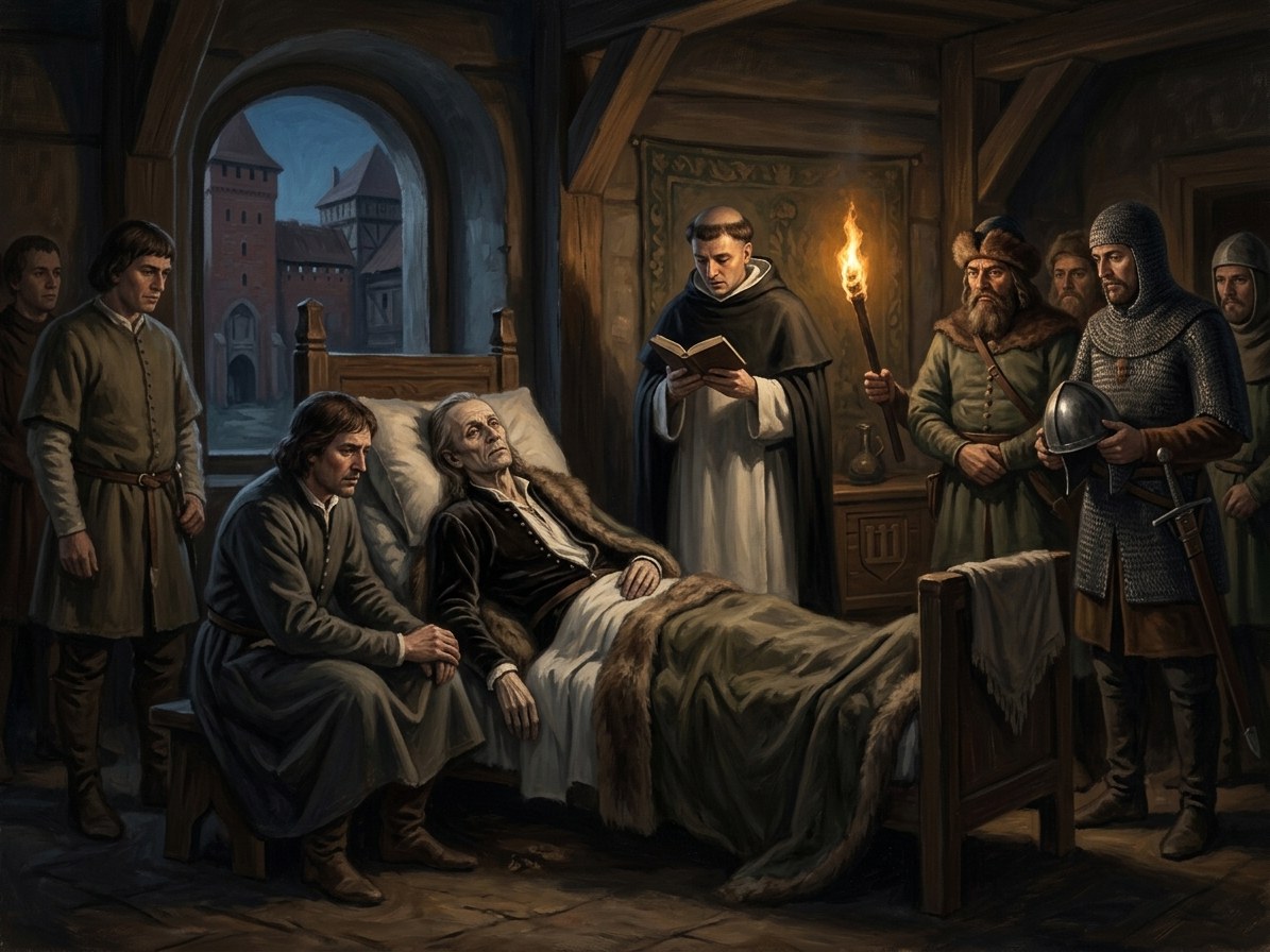 Jogaila dies at Gródek