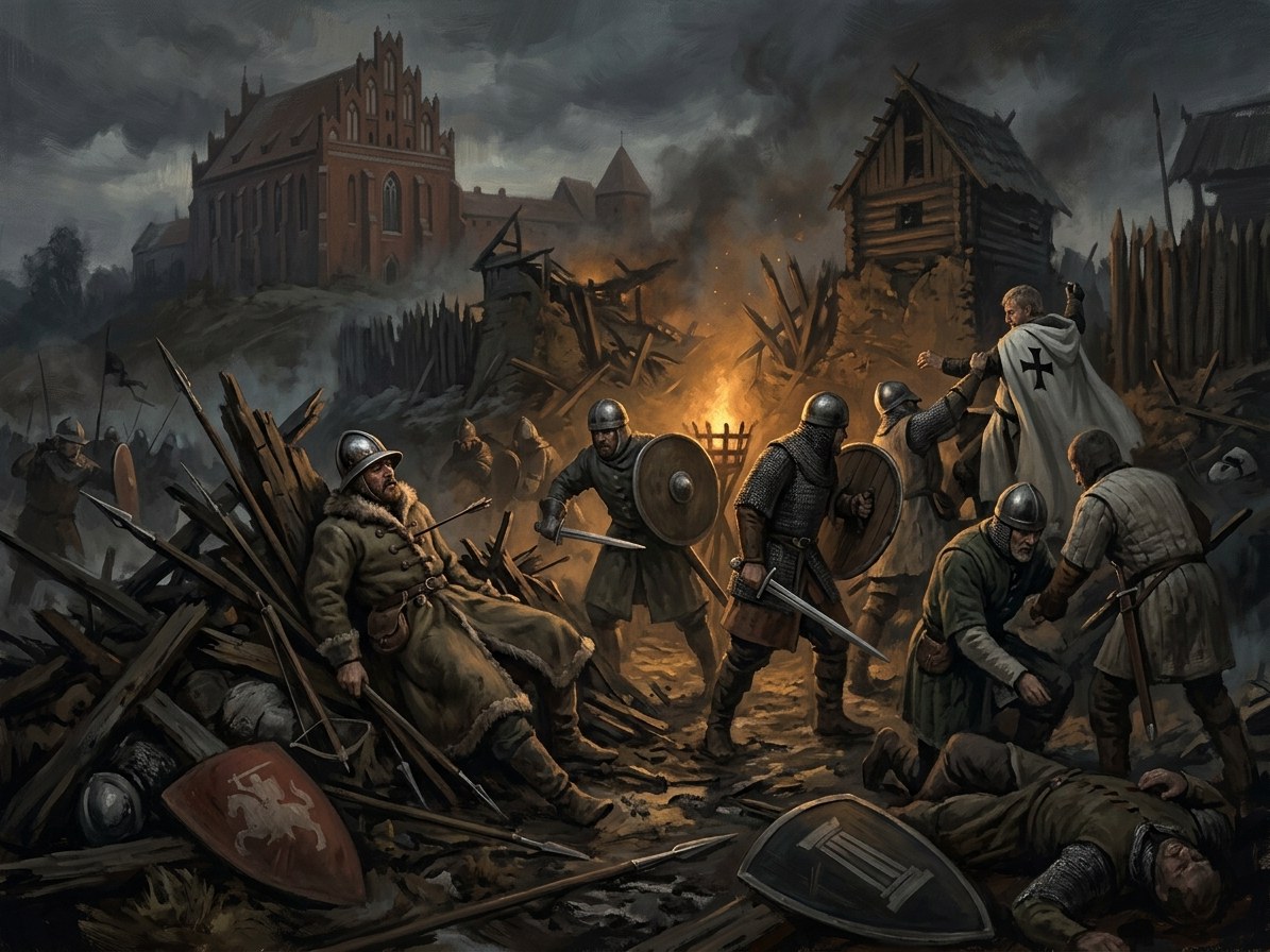 Siege of Vilnius (11 Sep - 7 Oct); Crooked Castle falls 16 Sep