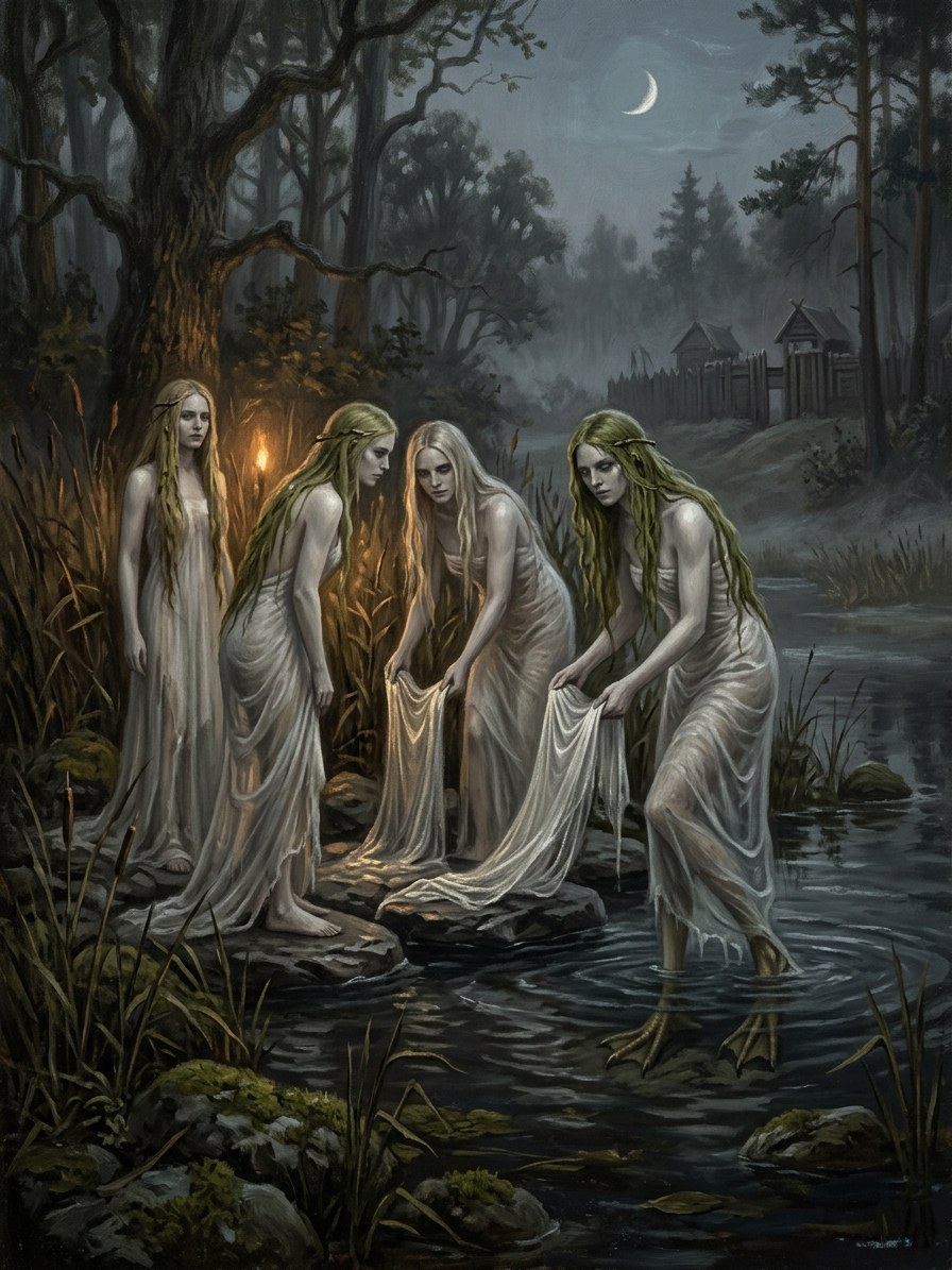 Laumės (weavers by the water)
