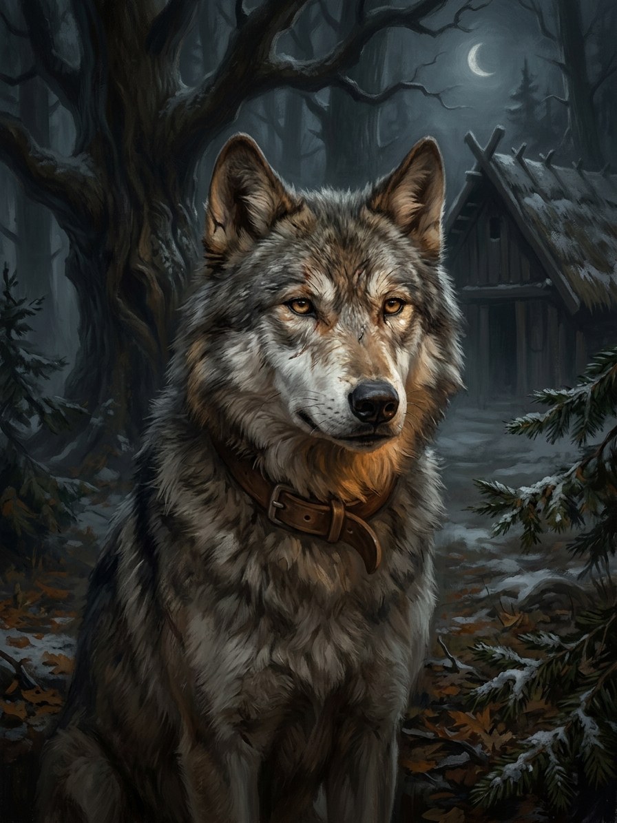 Uosis / Ash (elder wolf)