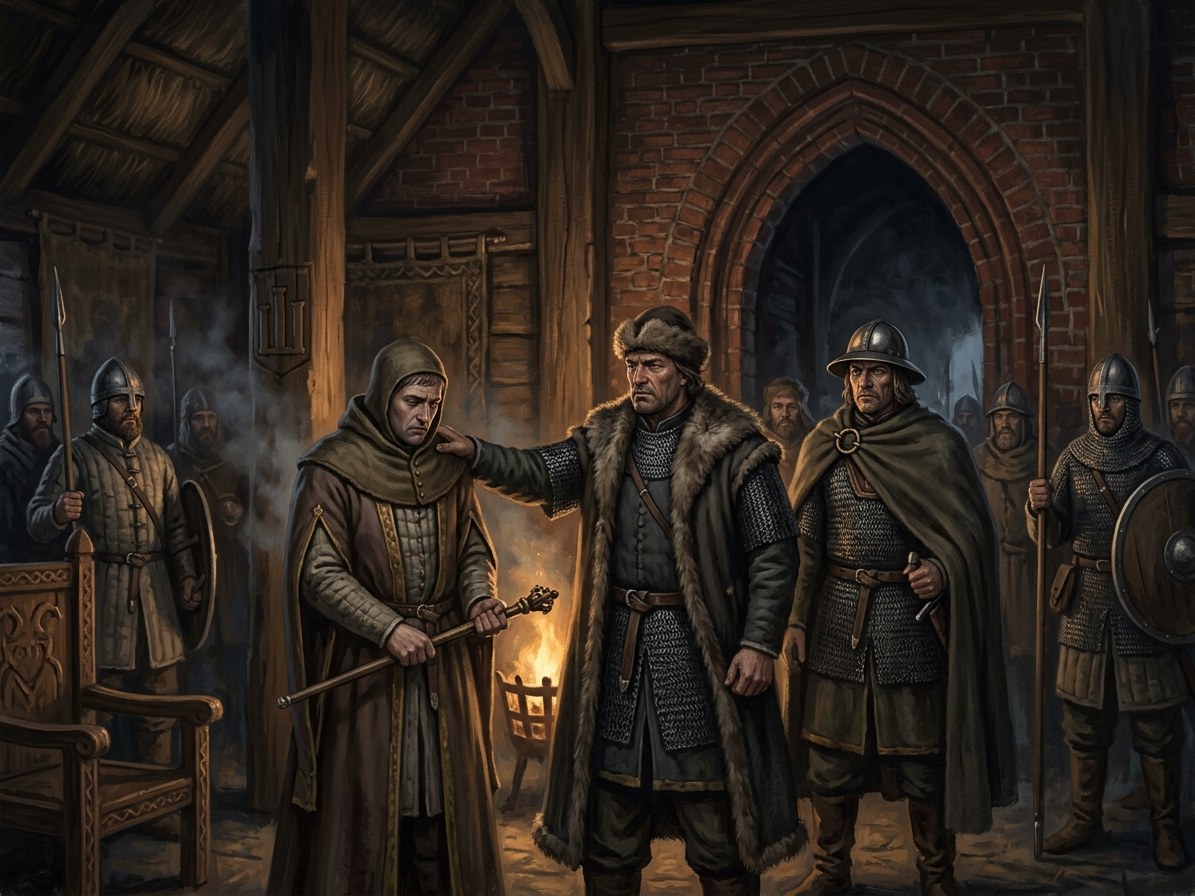 Algirdas & Kęstutis depose Jaunutis