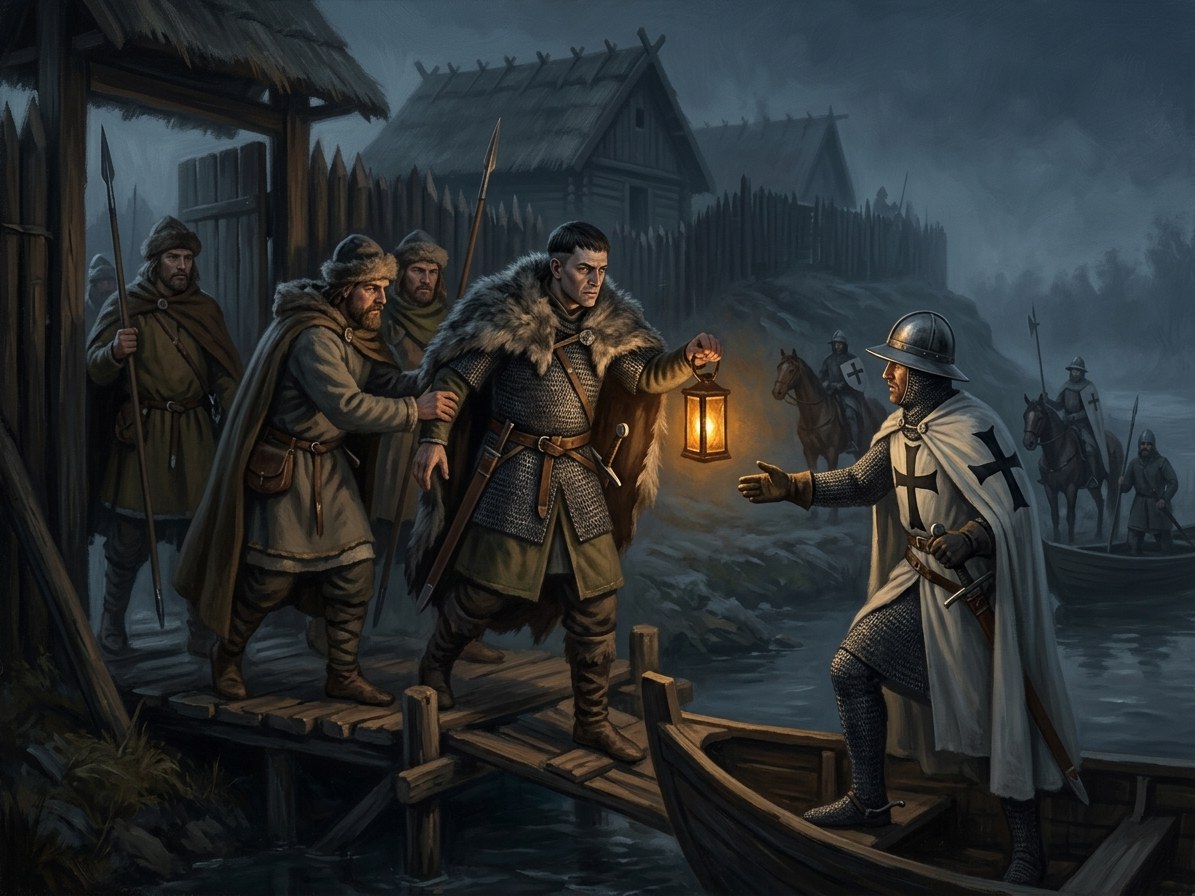 Vytautas flees to the Order again
