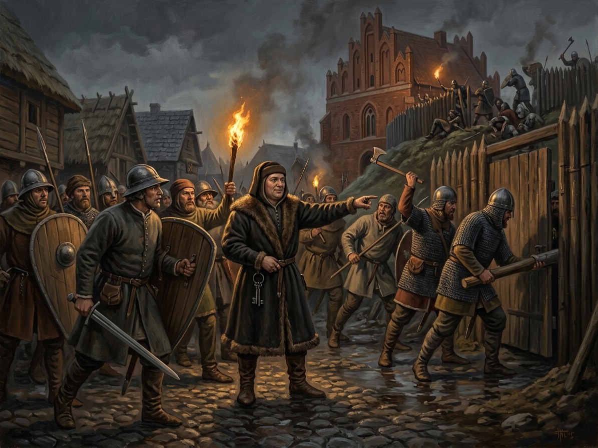 Hanulas and the townsfolk take Vilnius for Jogaila