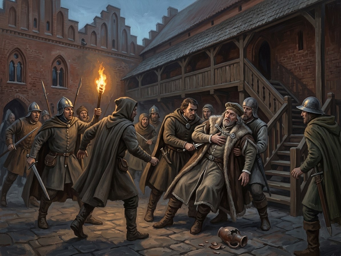 Žygimantas assassinated at Trakai